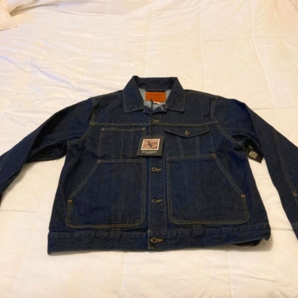 Filson Unlined Denim short cruiser jacket